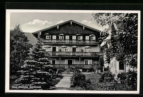 AK Schliersee i. Obb., Hotel Haus Seefried