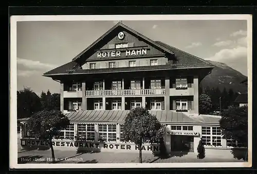 AK Garmisch, Hotel Roter Hahn