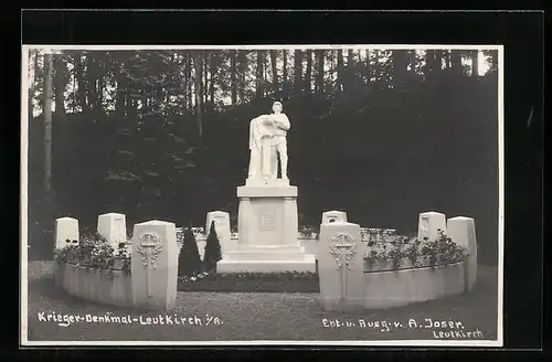 AK Leutkirch i. A., Krieger-Denkmal