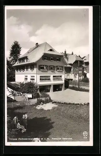 AK Titisee /Schwarzwald, Pension Seerose