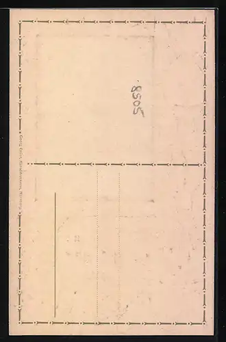 Präge-AK Moritzberg, Auf dem Moritzberg, Passepartout