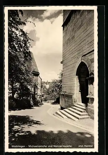 AK Waiblingen, Michaeliskirche und Nonnenkapelle