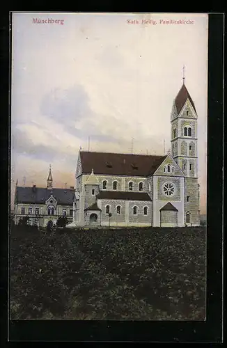 AK Münchberg, Kath. Heilig. Familienkirche