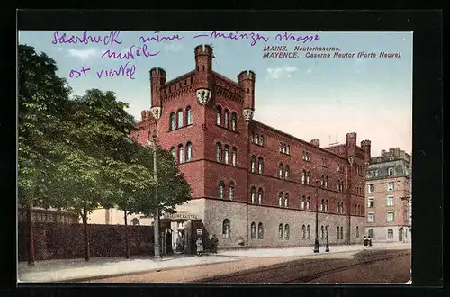 AK Mainz, Blick auf Neutorkaserne