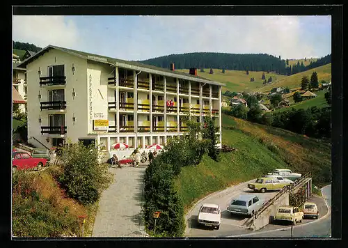 AK Todtnau-Todtnauberg, Appartement-Hotel-Restaurant-Café O. und W. Seime