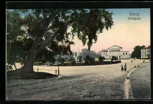 AK Coburg, Schlossplatz