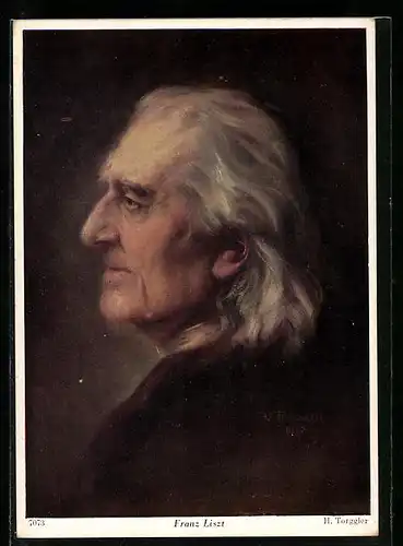 Künstler-AK Franz Liszt, Portrait des Komponisten