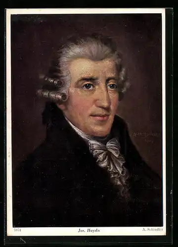 Künstler-AK J. Haydn, Portrait des Komponisten