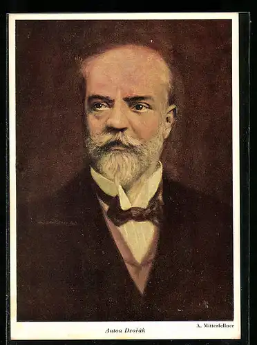 Künstler-AK Anton Dvorak, Portrait des Komponisten