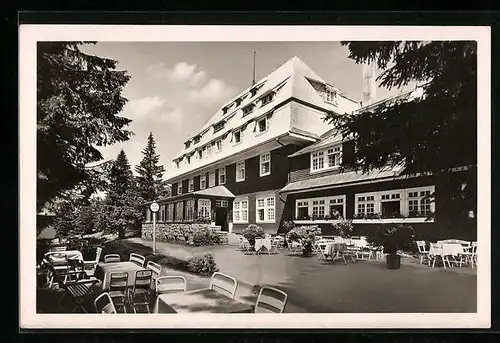 AK Feldberg / Schwarzwald, Hotel Hebelhof