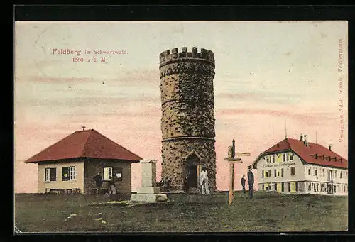 AK Feldberg / Schwarzwald, Gasthaus zum Feldbergturm