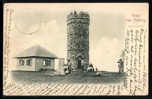 AK Feldberg, Gebäude und Aussichtsturm