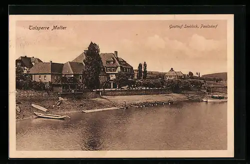 AK Paulsdorf /Talsperre Malter, Gasthof Seeblick