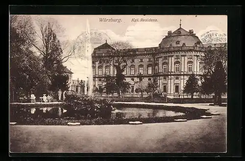 AK Würzburg, Kgl. Residenz mit Anlagen