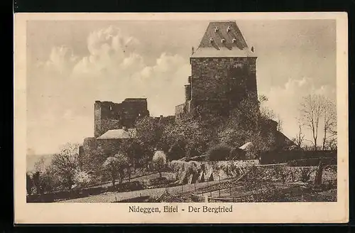 AK Nideggen /Eifel, Der Bergfried