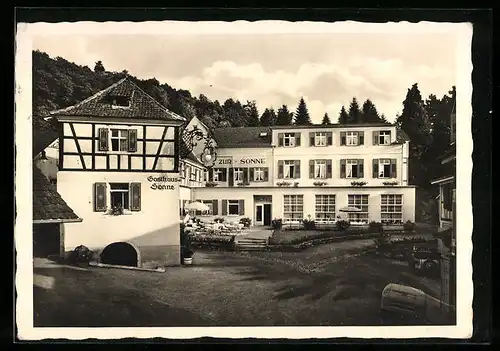 AK Badenweiler /Schwarzwald, Hotel Restaurant Zur Sonne