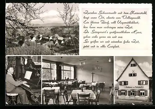 AK Bottingen, Gasthaus zum Rebstock, Gesamtansicht