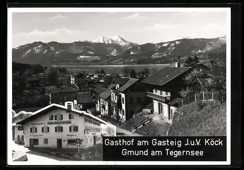 AK Gmund am Tegernsee, Gasthof am Gasteig J.u.V. Köck