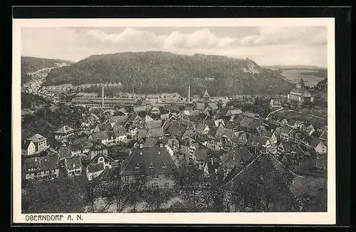 AK Oberndorf a. N., Teilansicht aus der Vogelschau