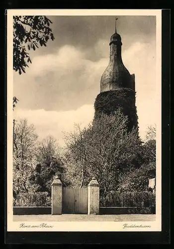 AK Zons /Rh., Der Juddenturm