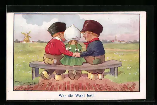 Künstler-AK Maurice: Wer die Wahl hat!