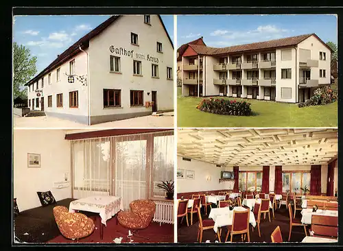 AK Hödingen /Überlingen, Gasthof zum Kreuz mit Gästehaus Helga
