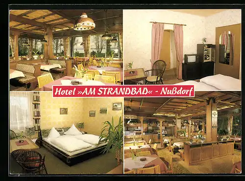 AK Überlingen-Nussdorf, Hotel-Restaurant Am Strandbad