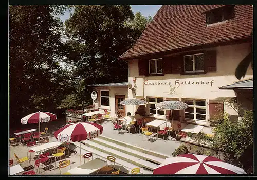 AK Bonndorf / Überlingen, Höhengasthaus Haldenhof