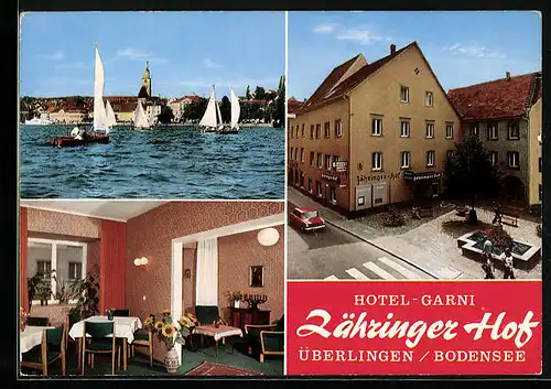 AK Überlingen /Bodensee, Hotel-Garni Zähringer Hof