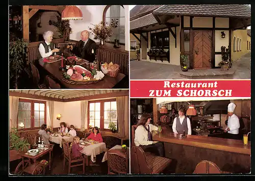 AK Uhldingen /Bodensee, Restaurant Zum Schorsch, Aachstrassse 8
