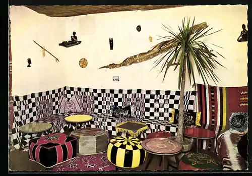 AK Villingen /Schwarzwald, Innenansicht Zur Oase, Tilsiter Str. 5