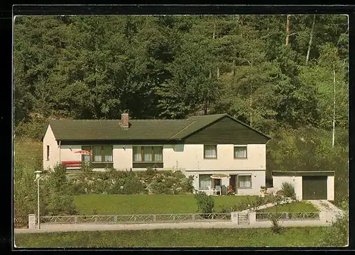 AK Behringersmühle /Fränkische Schweiz, Haus Waldblick am Wald