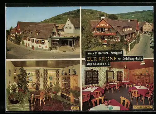 AK Achkarren /Kaiserstuhl, Hotel zur Krone