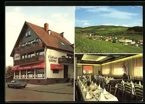 AK Vogtsburg-Achkarren a. K., Gesamtansicht, Hotel Vulkanstüble