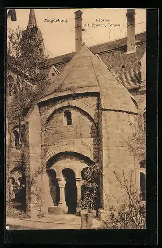 AK Magdeburg, Kloster u. l. Frauen, Tonsur