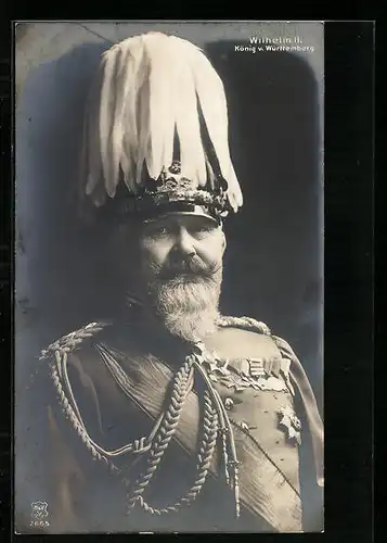 AK König Wilhelm II. von Württemberg