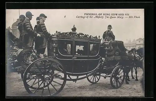 AK London, Funeral of King Edward VII, Carriage of Queen Mary