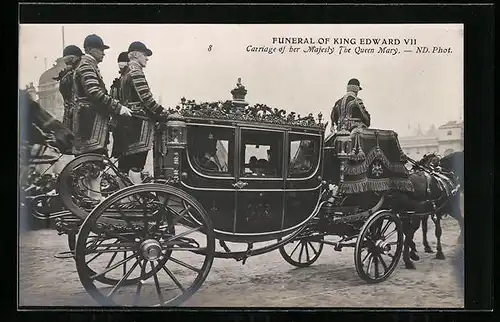 AK London, Funeral of King Edward VII, Carriage of her Majesty the Queen Mary