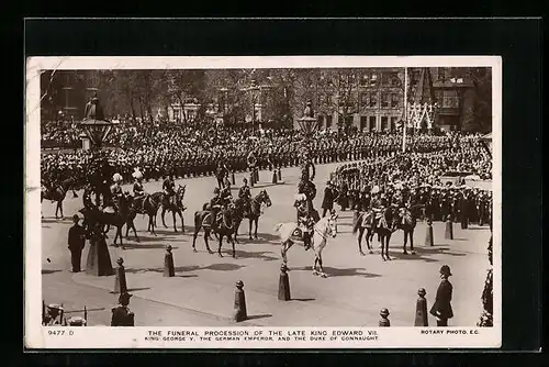AK London, Funeral of King Edward VII, Procession, King George V.