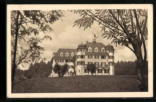 AK Tutzing a. Starnbergersee, Erholungsheim des Bayer. Verkehrsbeamten-Vereins