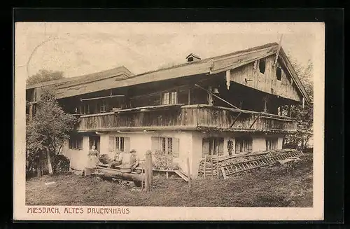 AK Miesbach, Altes Bauernhaus