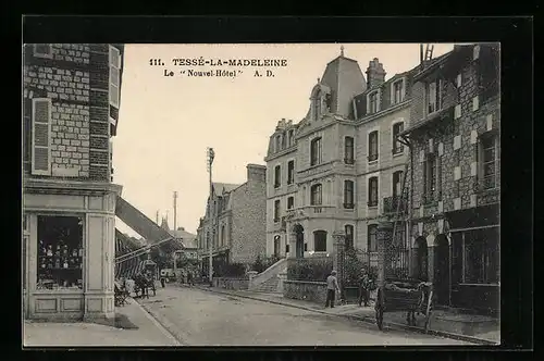 AK Tessé-la-Madeleine, Le Nouvel-Hotel