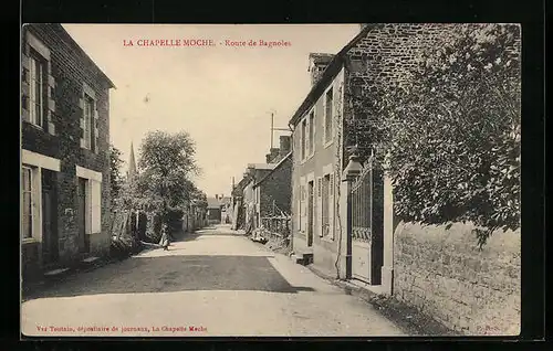 AK La Chapelle Moche, Route de Bagnoles