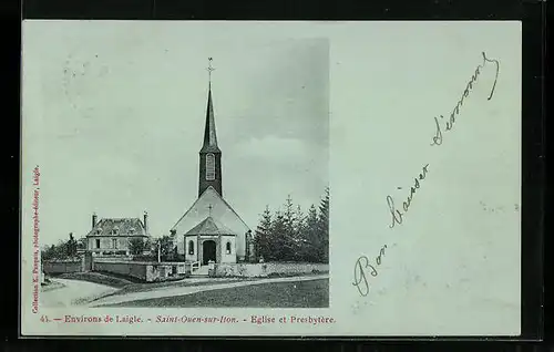 AK Saint-Ouen-sur-Iton, Eglise et Presbytere