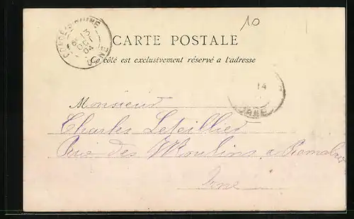 AK Condé-sur-Huisne, L`Eglise, vue de face