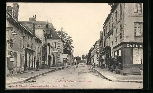 AK Longny, Rue de Paris