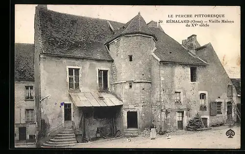 AK Rémalard, Vieille Maison du XVe siecle