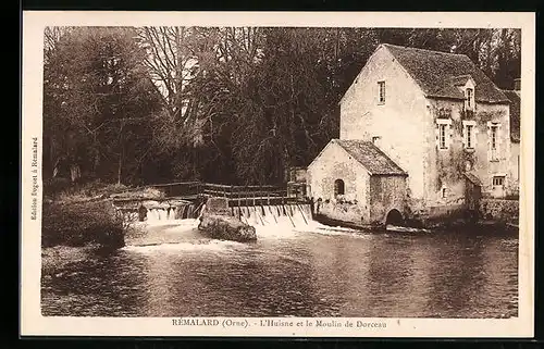 AK Rémalard, L`Huisne et le Moulin de Dorceau
