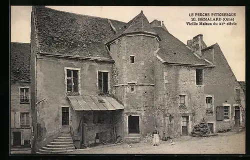 AK Rémalard, Vieille Maison du xve siecle