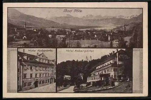 AK Bad Tölz, Hotel Kolberbräu, Hotel Kolbergarten